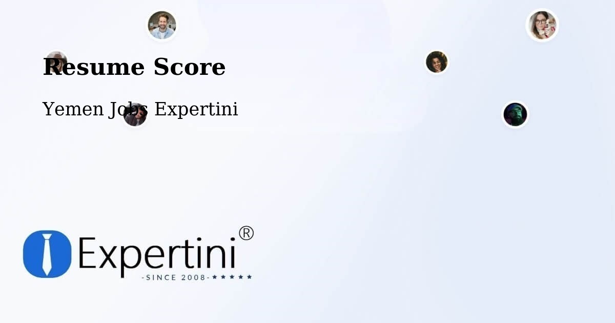 Resume Score & Job Description Match Tool – ‘Amrān - Yemen Jobs Expertini